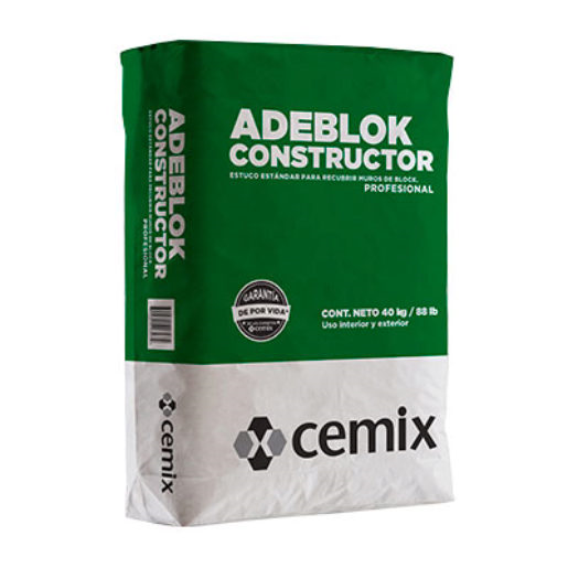 Adeblock Constructor Cemix 40kg Grupo Rogonsa